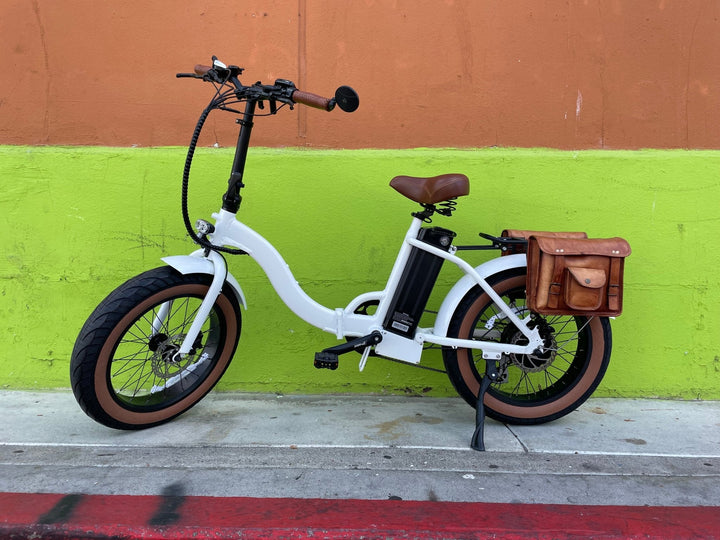 eBike Aged Brown Leather Saddle Bags for ebike - Accessories - EBIKE|ACCES|0452 eBike Super Shop