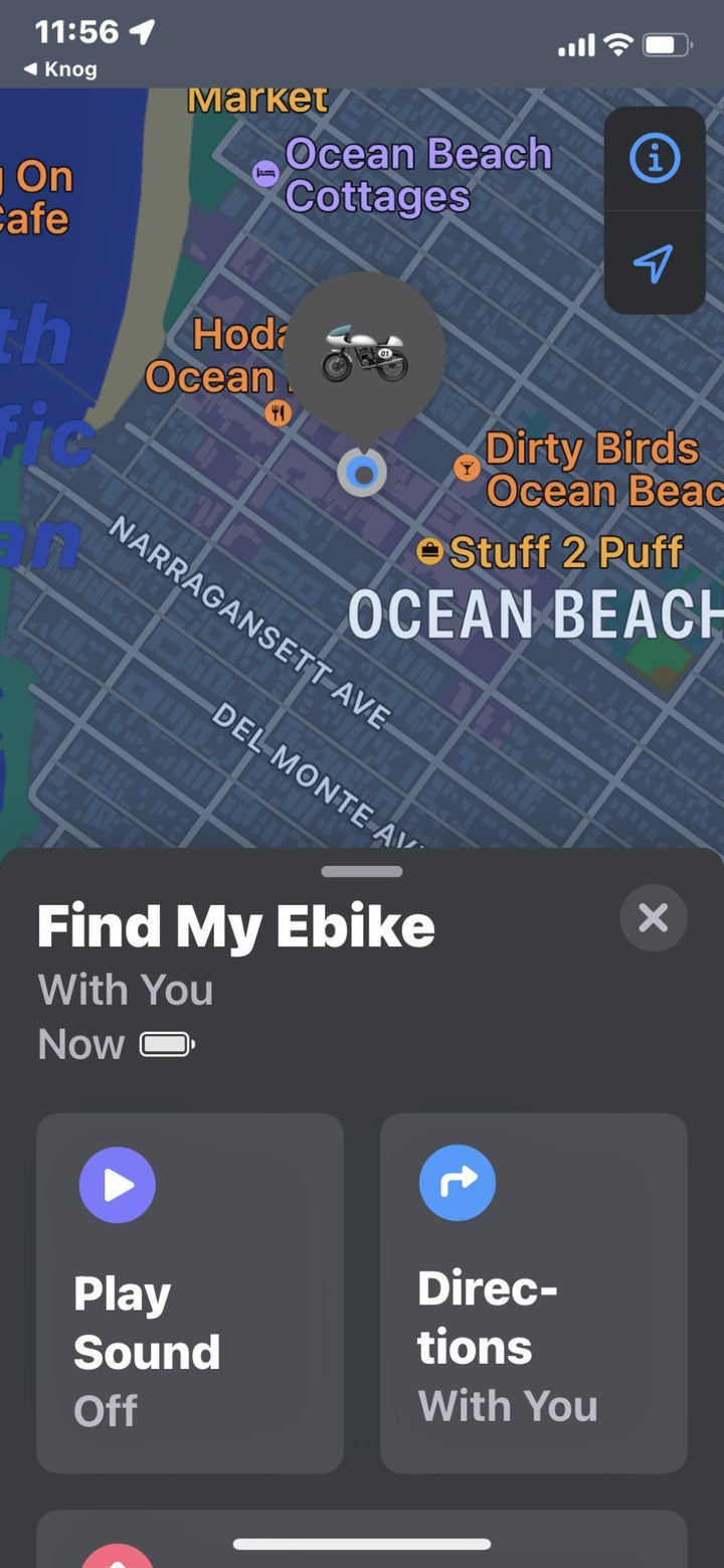 eBike Find My eBike Motion Alarm and Tracker - Accessories - KNOG|ACCES|0469 eBike Super Shop