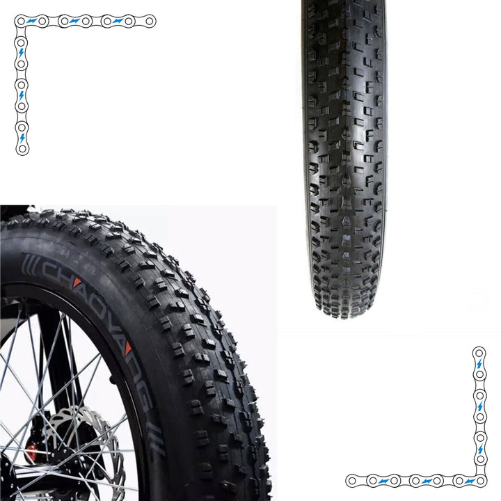 eBike Tires 26" x 4" Chao Yang Knobby for Fat Tire Electric Bike - Parts - EBIKE|TIRES|0508 eBike Super Shop