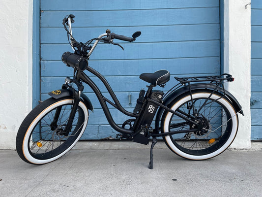 eBike White Trim Quilted Couch Seat for Ebike - Parts - EBIKE|ACCES|0459 eBike Super Shop