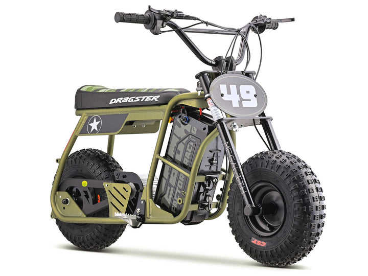 EBOX Dragster 2000 w Micro Ebike 16x4 Fat Tire Electric Micro eBike - Electric Pit Bike - EBOX|MINI|KAKHI|0286 eBike Super Shop