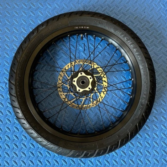 Eride eMoto Wheel set Michelin Super Moto CST 17x2.15 Rear Wheel & Tire Set for E - Moto Bike Use *Does not include rotor or sprocket* - Eride Wheel & Tire Set - Eride | CST | 17x2.1 | Rear Wheel & Tire Set eBike Super Shop