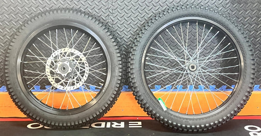 Eride eMoto Wheel Set Shinko 241 Dual Sport 17"/19" Front & Rear Wheel & Tire Set for Moto Bikes *Does not include rotor or sprocket* - Eride Wheel & Tire Set - EBIKE|2732 eBike Super Shop