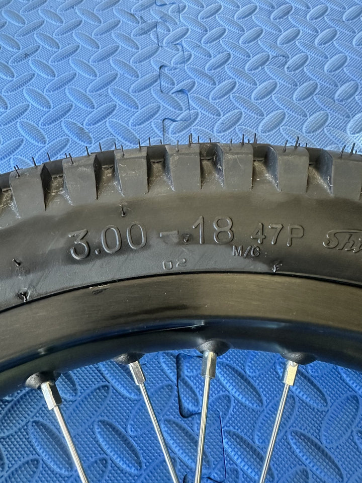 Eride eMoto Wheel Set Shinko 241 Dual Sport 18" Rear Wheel & Tire Set for e - Moto Bikes *Does not include rotor or sprocket* - Eride Wheel & Tire Set - EBIKE|2736 eBike Super Shop