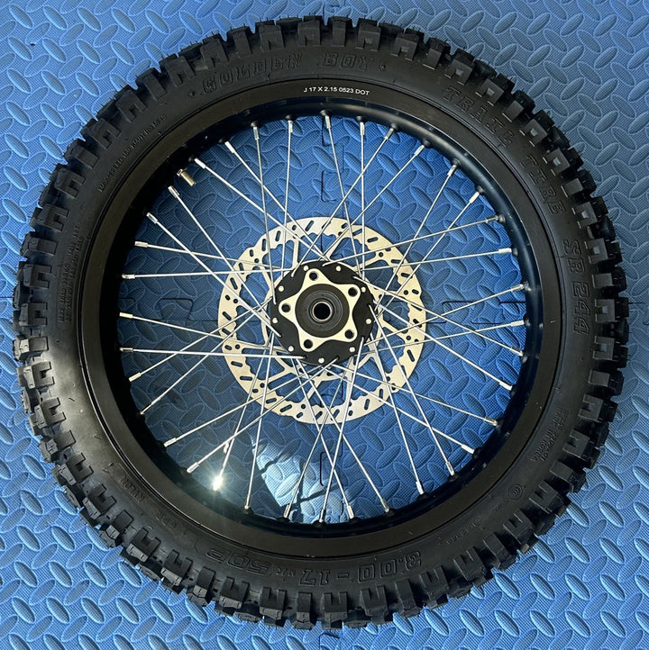 Eride eMoto Wheel Set Shinko 244 Dual Sport 17" Rear Wheel & Tire Set for e - Moto Bikes *Does not include rotor or sprocket* - Eride Wheel & Tire Set - EBIKE|2740 eBike Super Shop