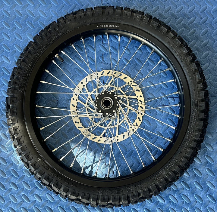 Eride eMoto Wheel Set Shinko 244 Dual Sport 17"/17" Front & Rear Wheel & Tire Set for Moto Bikes *Does not include rotor or sprocket* - Eride Wheel & Tire Set - EBIKE|2755 eBike Super Shop