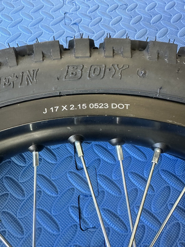 Eride eMoto Wheel Set Shinko 244 Dual Sport 17"/21" Front & Rear Wheel & Tire Set for Moto Bikes *Does not include rotor or sprocket* - Eride Wheel & Tire Set - EBIKE|2757 eBike Super Shop