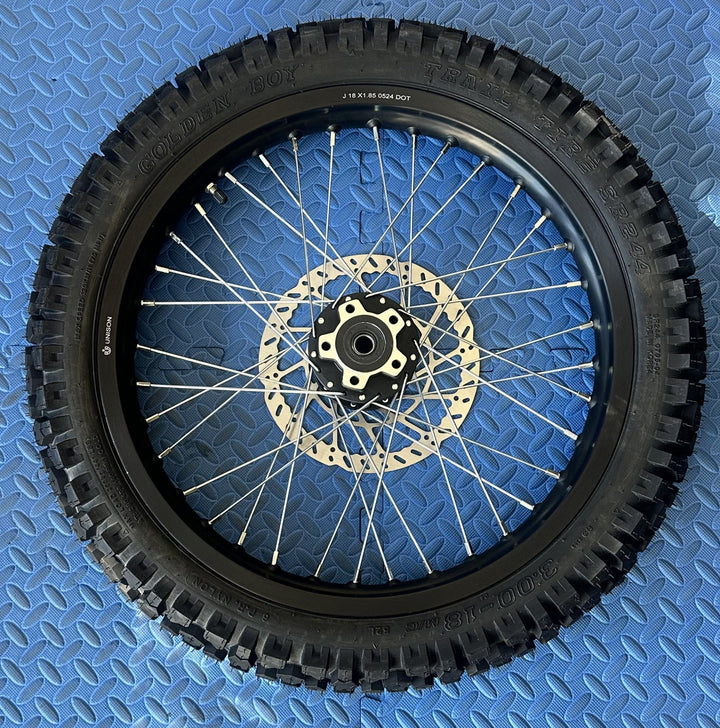 Eride eMoto Wheel Set Shinko 244 Dual Sport 18" Rear Wheel & Tire Set for e - Moto Bikes *Does not include rotor or sprocket* - Eride Wheel & Tire Set - EBIKE|2741 eBike Super Shop