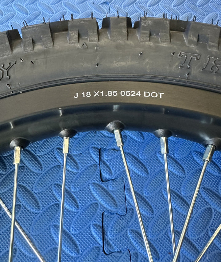 Eride eMoto Wheel Set Shinko 244 Dual Sport 18"/21" Front & Rear Wheel and Tire Set for Moto Bikes *Does not include rotor or sprocket* - Eride Wheel & Tire Set - EBIKE|2759 eBike Super Shop