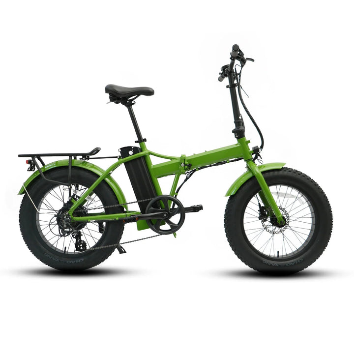 EUNORAU E - FAT - MN 500w Folding eBike 20x4 Fat Electric Folding eBike - Folding eBike - EUNOR|FOLDI|GREEN|0354 eBike Super Shop