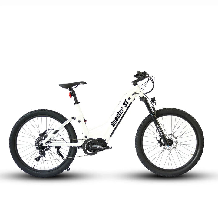EUNORAU Specter ST 1000 w Step Thru eBike 27.5x3 Mountain Electric Mountain eBike - Mountain eBike - EUNOR|MOUNT|WHITE|0344 eBike Super Shop