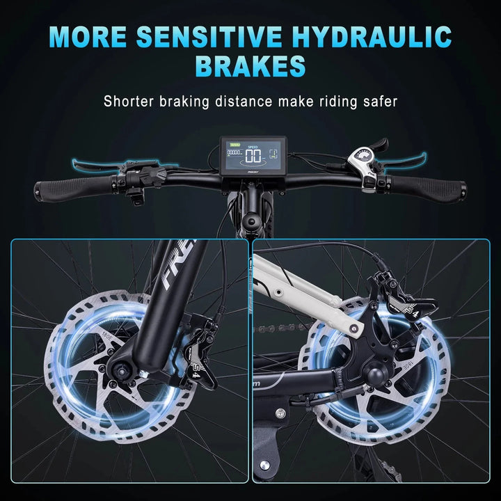 FREESKY Eurostar M - 410 1000 w Mountain Ebike 4 Fat Tire Electric Fat Tire Mountain eBike - Mountain eBike - eBike Super Shop