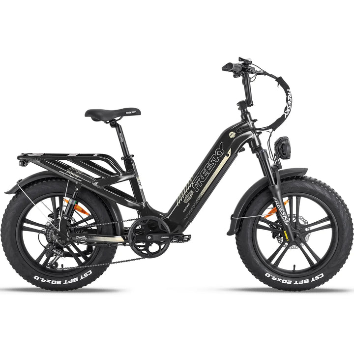 FREESKY Rocky 750 w Step Thru Ebike 20x4 Fat Electric Cargo eBike - Cargo eBike - eBike Super Shop