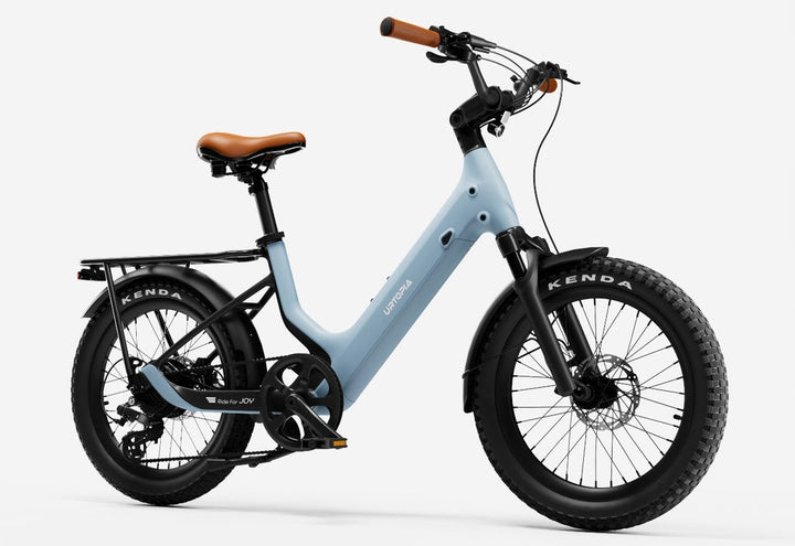 URTOPIA Joy 500 w Step Thru Ebike 20x3 Urban Glacier Blue