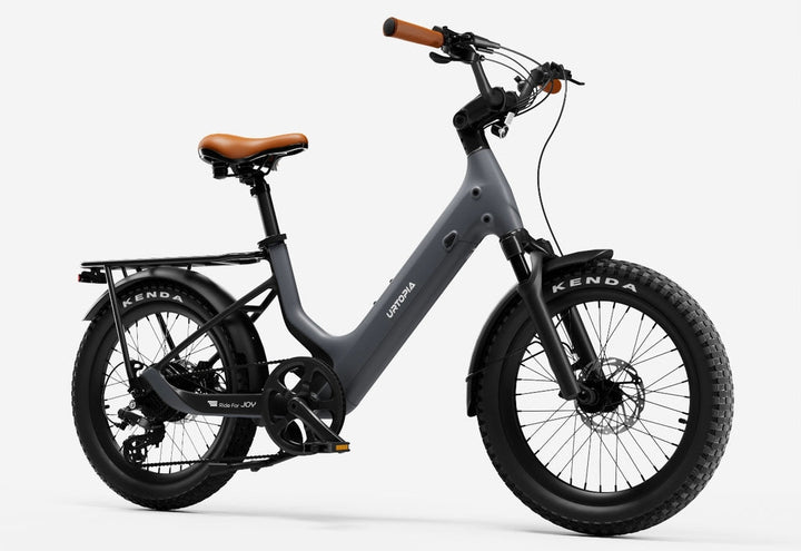 URTOPIA Joy 500 w Step Thru Ebike 20x3 Urban Dark Charcoal
