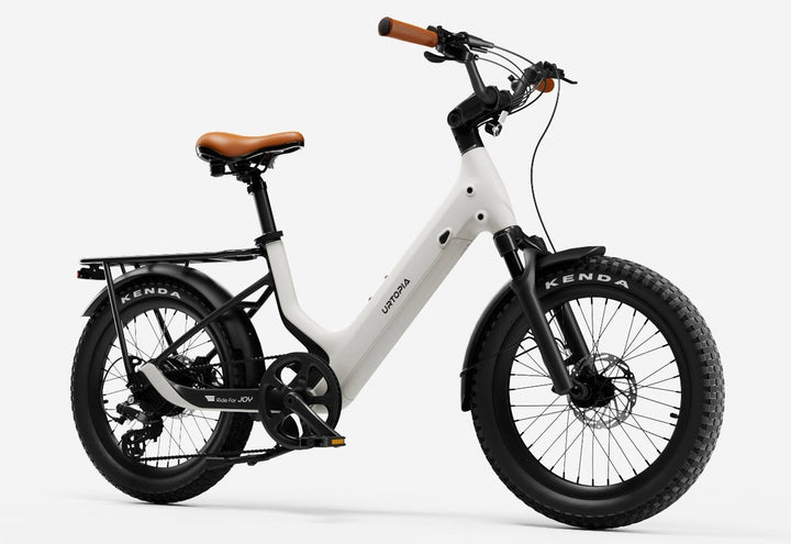URTOPIA Joy 500 w Step Thru Ebike 20x3 Urban Creme