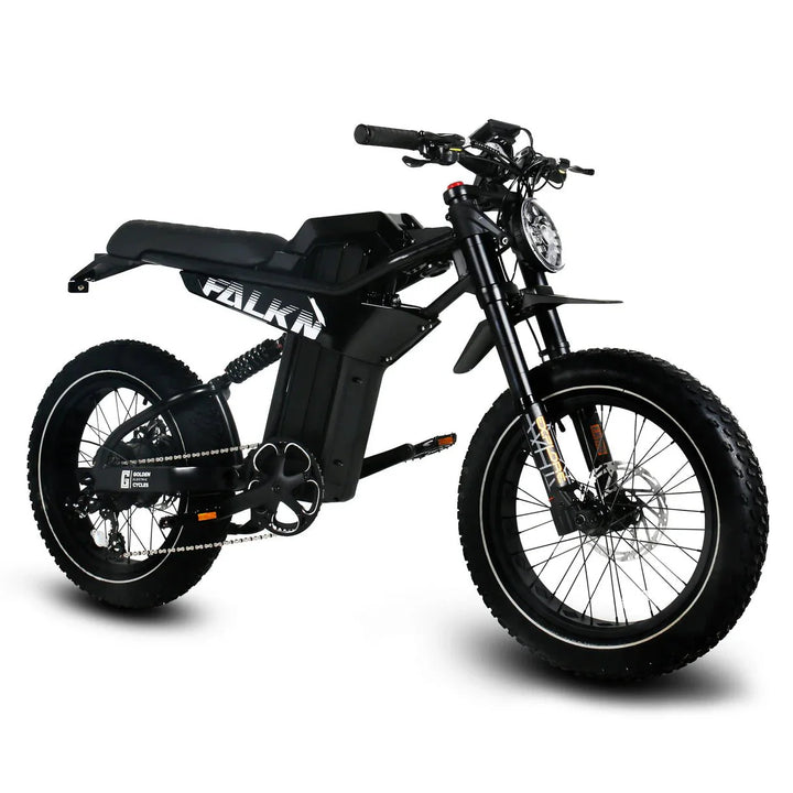 GOLDEN CYCLE Falkn 750w Moto eBike 20x4 Fat Electric e - Moto Style eBike - Moto Style eBike - GOLDE|MOTO|BLACK|0314 eBike Super Shop