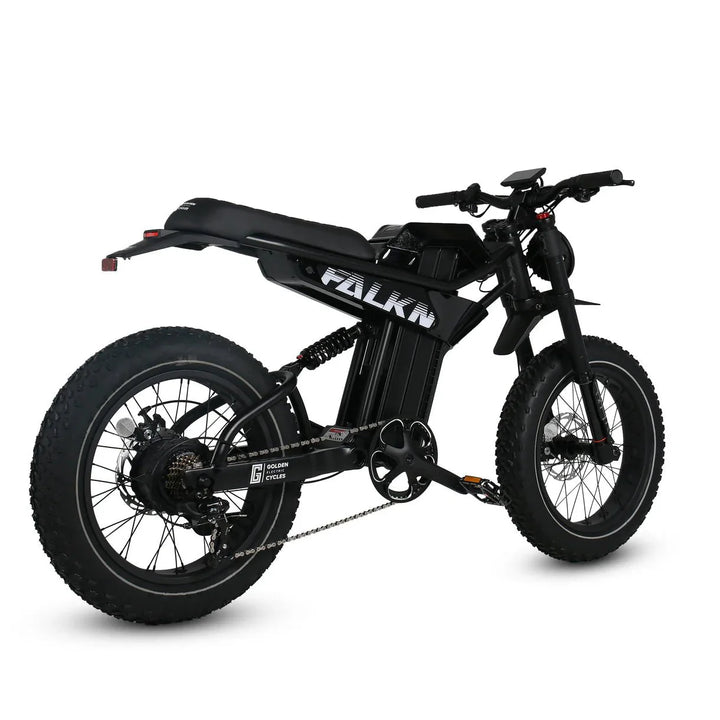 GOLDEN CYCLE Falkn 750w Moto eBike 20x4 Fat Electric e - Moto Style eBike - Moto Style eBike - GOLDE|MOTO|BLUE|0315 eBike Super Shop