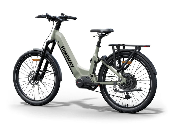 HIMIWAY A7 PRO 500 w Step Thru Ebike 27.5x2.4 Fat Electric Beach Cruiser eBike - Beach Cruiser eBike - eBike Super Shop
