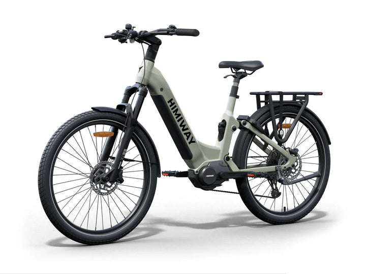 HIMIWAY A7 PRO 500 w Step Thru Ebike 27.5x2.4 Fat Electric Beach Cruiser eBike - Beach Cruiser eBike - HIMIW|BEACH|LIGHT|0166 eBike Super Shop