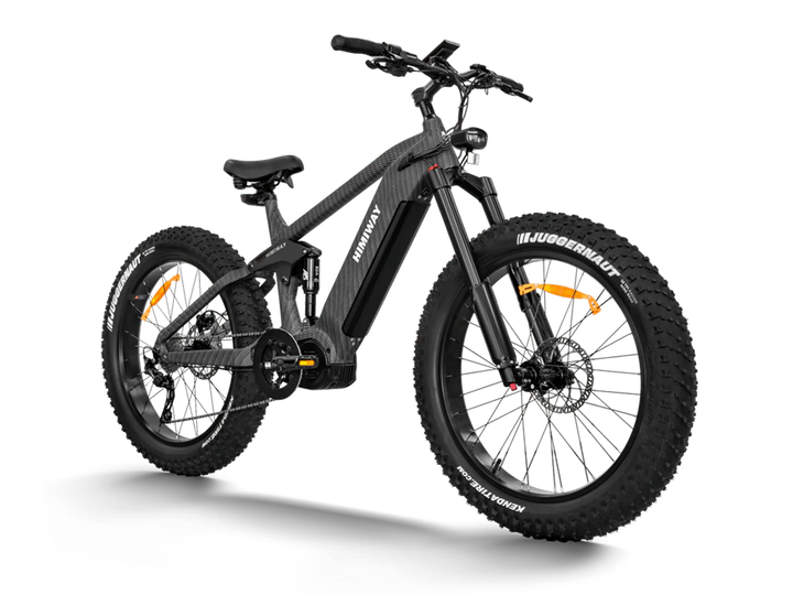 HIMIWAY Cobra PRO 1000 w Step Over Ebike 26x4.8 Fat Electric Fat Tire Mountain eBike - Mountain eBike - HIMIW|MOUNT|BLACK|0175 eBike Super Shop