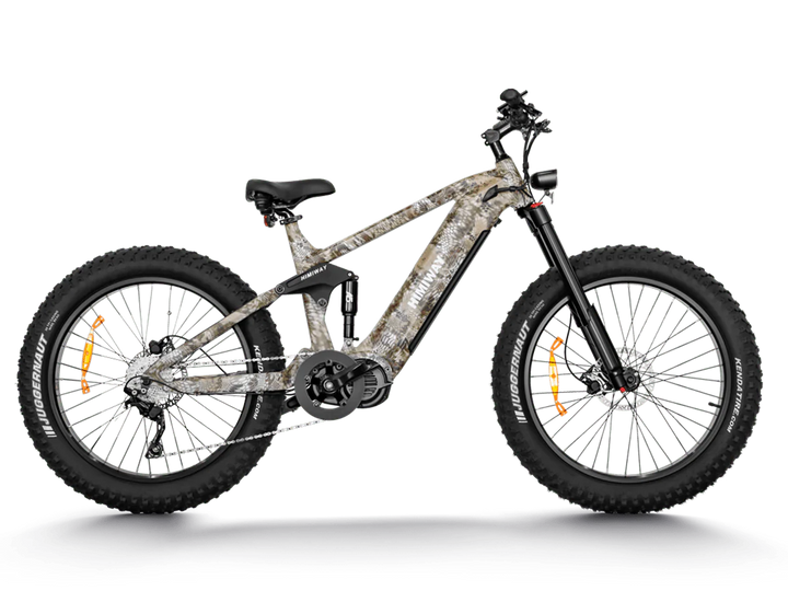 HIMIWAY Cobra PRO 1000 w Step Over Ebike 26x4.8 Fat Electric Fat Tire Mountain eBike - Mountain eBike - HIMIW|MOUNT|CAMO|0176 eBike Super Shop