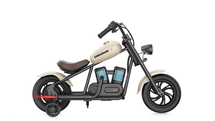 HYPER GOGO Challenger 12 Plus + Training Wheels - Kids - HYPER|Chall|Beige eBike Super Shop