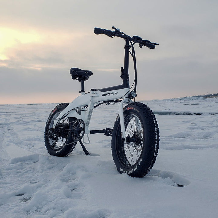 JUPITER Folding Fat Tire eBike Defiant - Folding Step Over 750 w Electric Folding eBike - Folding Ebike - JUPIT|BLACK|1836 eBike Super Shop