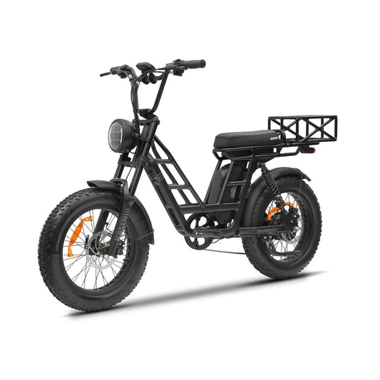 KASEN Malibu 1000 w Step Thru Ebike 20x4 Fat Electric Cargo eBike - Cargo eBike - KASEN|CARGO|BLACK|0218 eBike Super Shop