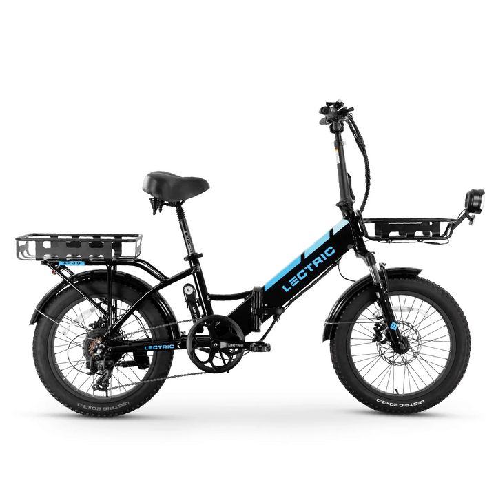 LECTRIC XP step thru 3.0 Folding Fat Tire Ebike - 500 w Electric Communter eBike - Folding Ebike - LECTR|BLACK|1751 eBike Super Shop