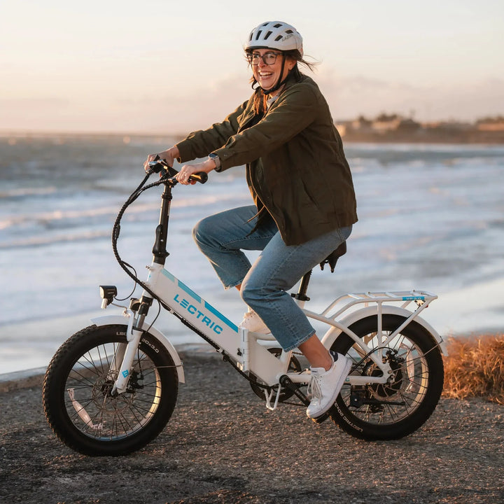 LECTRIC XP step thru 3.0 Folding Fat Tire Ebike - 500 w Electric Communter eBike - Folding Ebike - LECTR|BLACK|1751 eBike Super Shop