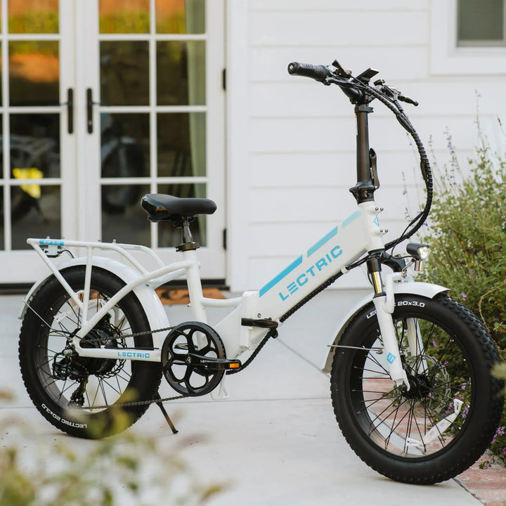 LECTRIC XP step thru 3.0 Long - Range 500 w - Fat Tire Folding Fat Tire Ebike - Folding e - Bikes Fat Tire - LECTR|BLACK|1778 eBike Super Shop