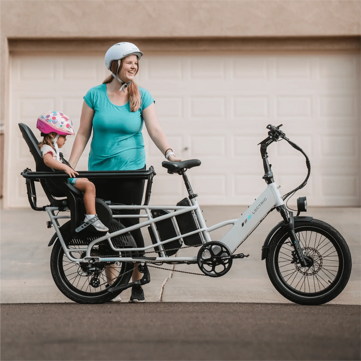LECTRIC XPedition Cargo 750 w - Fat Tire Electric Cargo eBike - Cargo eBike - LECTR|BLUE|1755 eBike Super Shop