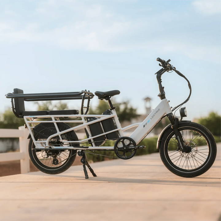 LECTRIC XPedition Cargo 750 w - Fat Tire Electric Cargo eBike - Cargo eBike - LECTR|BLUE|1755 eBike Super Shop