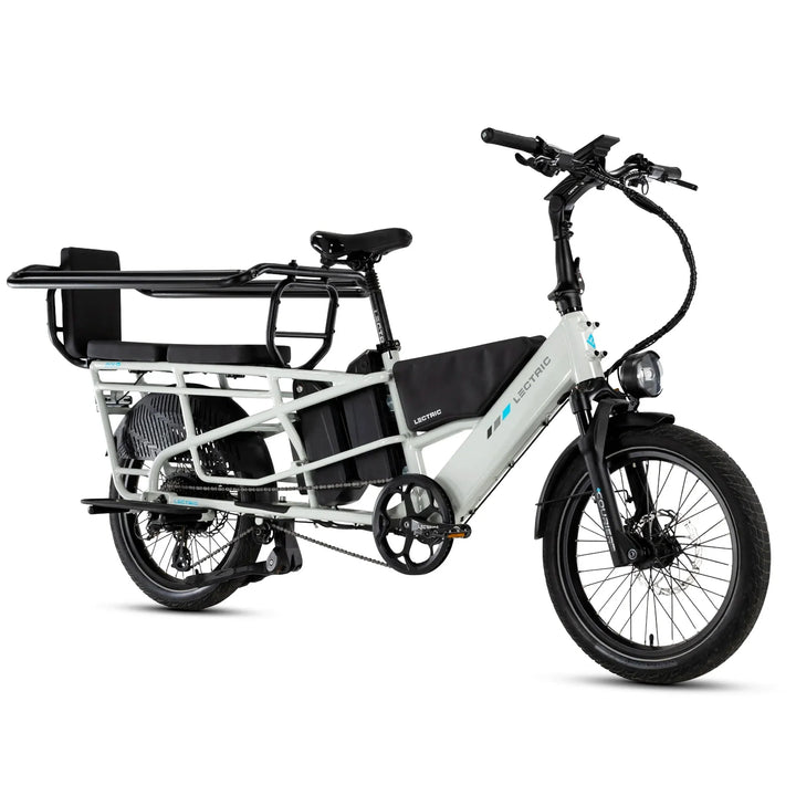 LECTRIC XPedition Cargo Dual Battery Limited - Edition 750 w - Fat Tire Electric Cargo eBike - Cargo eBike - LECTR|WHITE|1758 eBike Super Shop