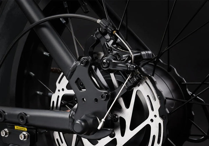 MACFOX X1S Commuter Electric e - Moto Style eBike - Step Over 500 w Electric Mini Fat Tire eBike - Moto Style Bike - MACFO|SINGLBLACK|2349 eBike Super Shop
