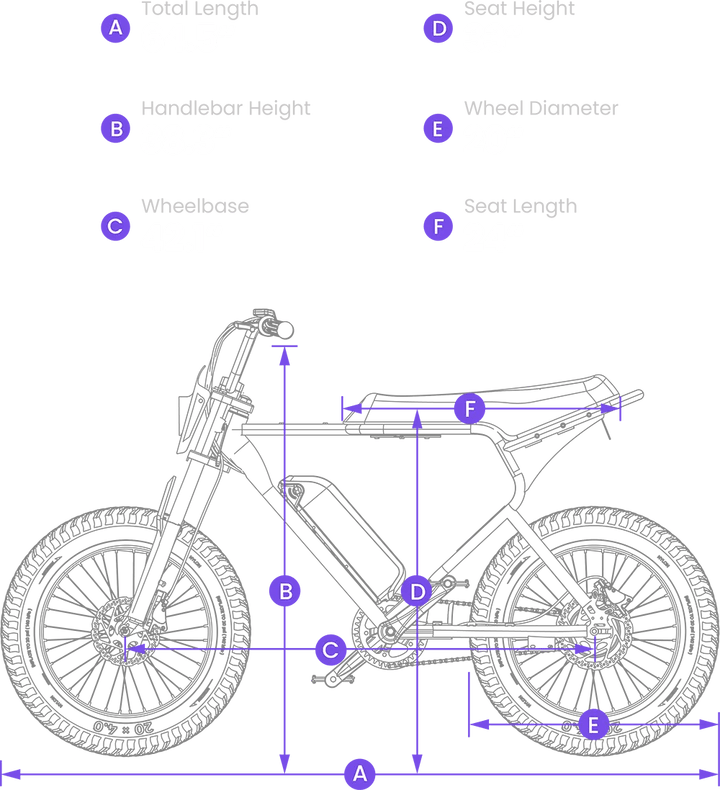 MACFOX X1S Commuter Electric e - Moto Style eBike - Step Over 500 w Electric Mini Fat Tire eBike - Moto Style Bike - MACFO|SINGLBLACK|2349 eBike Super Shop