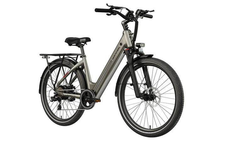 MOKWHEEL Asphalt ST 500 w Step Thru Ebike 27.5x2.4 Urban Electric Beach Cruiser eBike - Step Thru eBike - MOKWH|ROAD|BROWN|0145 eBike Super Shop