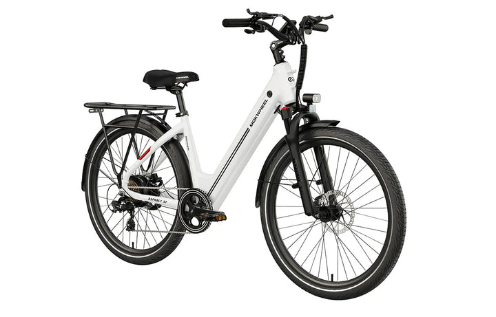 MOKWHEEL Asphalt ST 500 w Step Thru Ebike 27.5x2.4 Urban Electric Beach Cruiser eBike - Step Thru eBike - MOKWH|ROAD|WHITE|0146 eBike Super Shop