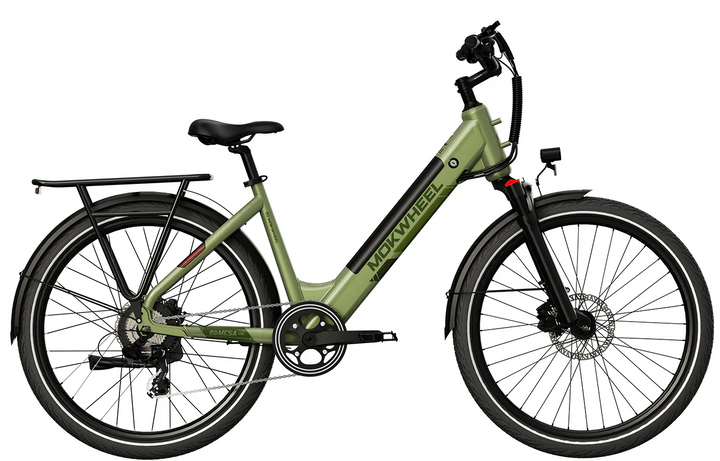 MOKWHEEL Mesa Light ST 2.0 350 w Step Thru Ebike 27.5x2.4 Urban Electric Beach Cruiser eBike - Road eBike - eBike Super Shop