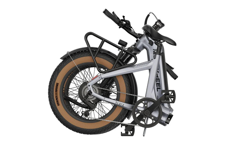 MOKWHEEL Slate 500 w Step Thru Ebike 20x3 Road Electric Folding eBike - Folding Ebike - MOKWH|FOLDI|CAMO|0138 eBike Super Shop