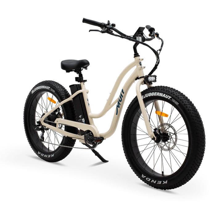 MURF Fat Murf Step - Thru Electric Urban eBike - 52v 750 w Electric Beach Cruiser eBike - Fat Tire Cruiser eBike - MURF|BONE|2317 eBike Super Shop
