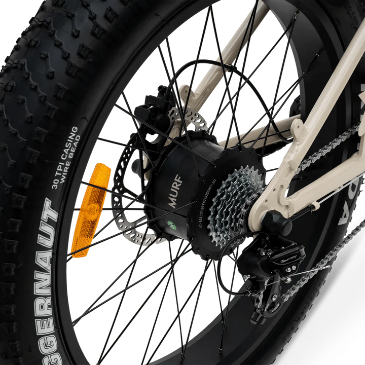 MURF Fat Murf Step - Thru Electric Urban eBike - 52v 750 w Electric Beach Cruiser eBike - Fat Tire Cruiser eBike - MURF|BLACK|2315 eBike Super Shop
