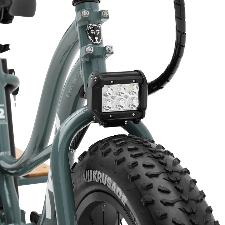 MURF Higgs Cargo Fat Tire Electric Cargo Beach Cruiser eBike - 52v 750 w Electric Cargo eBike - Cargo eBike - MURF|BLACK|2302 eBike Super Shop