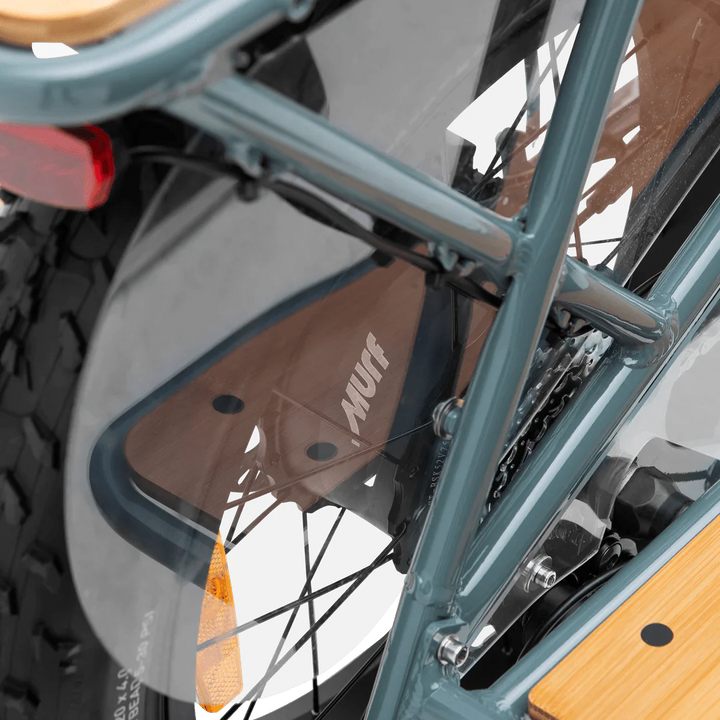 MURF Higgs Cargo Fat Tire Electric Cargo Beach Cruiser eBike - 52v 750 w Electric Cargo eBike - Cargo eBike - MURF|BLACK|2302 eBike Super Shop
