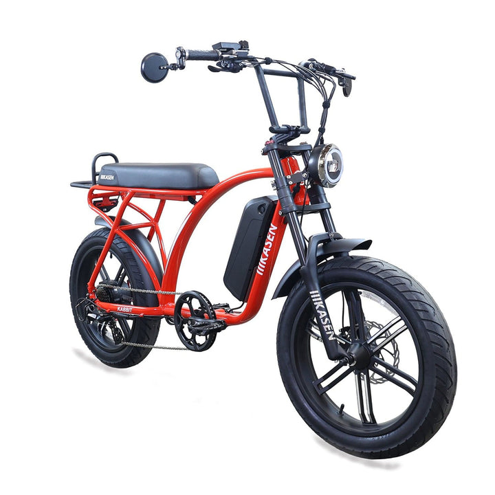 Discover the KASEN Kabbit Plus eBike: a powerful 750W electric bike with 20" fat tires, 40-50 mile range, and 28 mph speed for versatile adventures!
