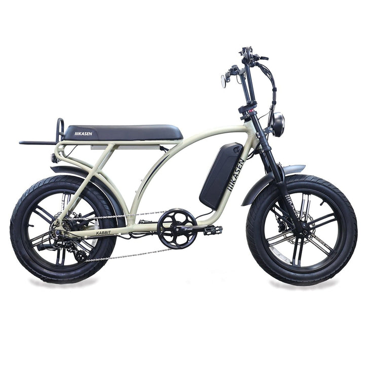 Experience versatility with the KASEN Kabbit Plus eBike! Enjoy a 750W motor, 40-50 mile range, and 25-28 mph speed. Ride with confidence today!