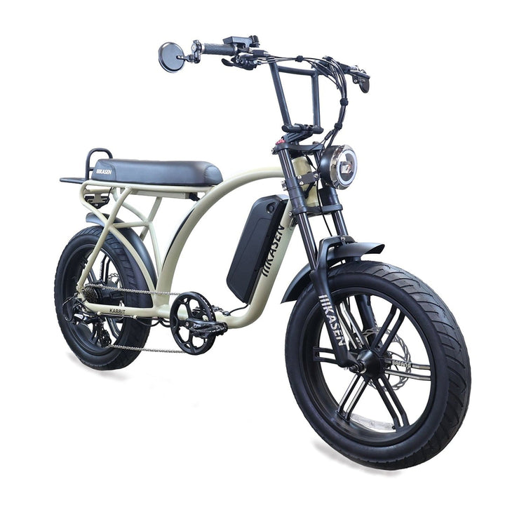 Experience versatility with the KASEN Kabbit Plus eBike! Enjoy a 750W motor, 40-50 mile range, and 25-28 mph speed. Ride with confidence today!