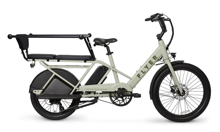 RADIO FLYER Via 500w Step Thru eBike 24x2.4 Street Electric Cargo eBike - Cargo eBike - FLYER|CARGO|BLACK|0320 eBike Super Shop