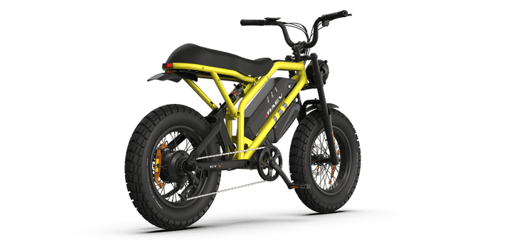 RAEV Bullet GTX Emoto eBike – 1500W Electric e - moto style Bike with Dual Suspension - Moto Style eBike - RAEV-GTX-28AH-Y eBike Super Shop
